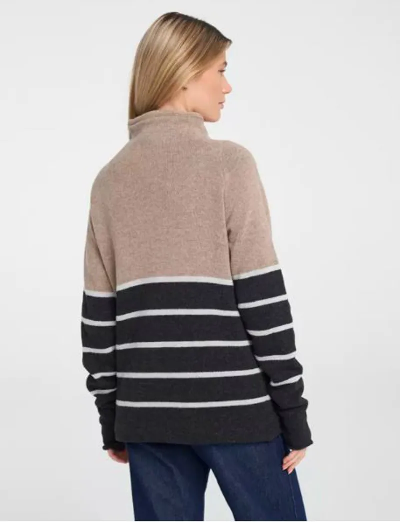 Holebrook Martina Windproof Sweater - Khaki/ Multi-1